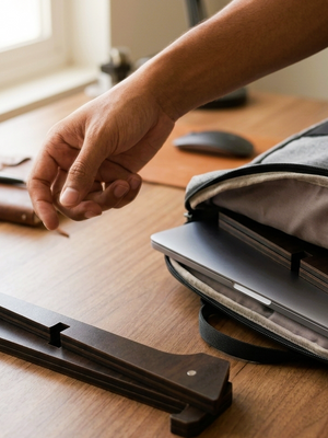 Portable Foldable Laptop Riser