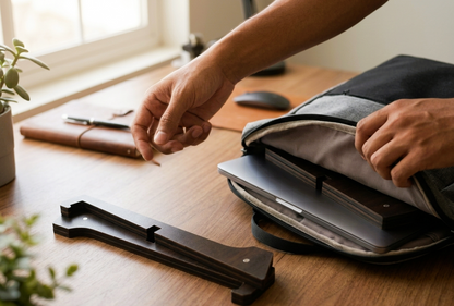 Portable Foldable Laptop Riser