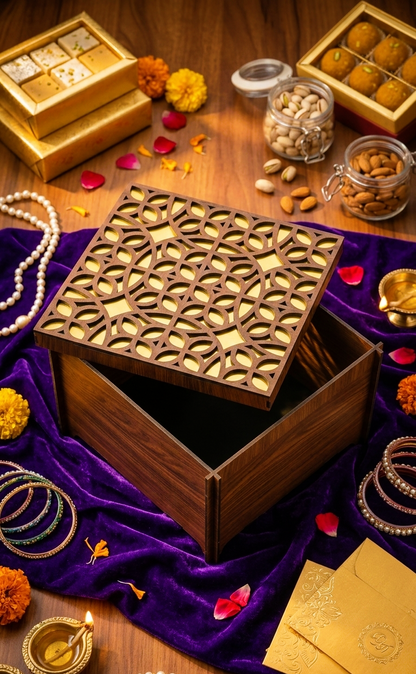 Golden Designer Box