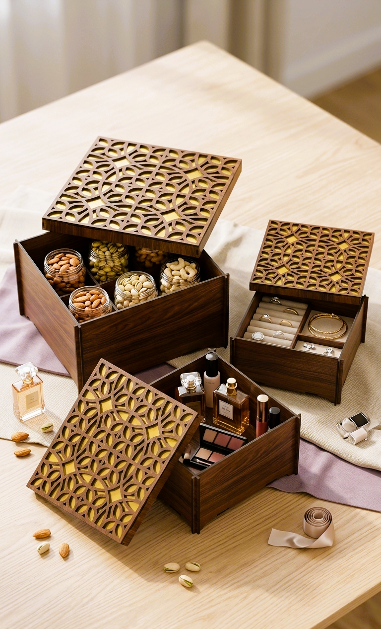 Golden Designer Box