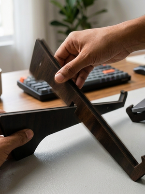Portable Foldable Laptop Riser