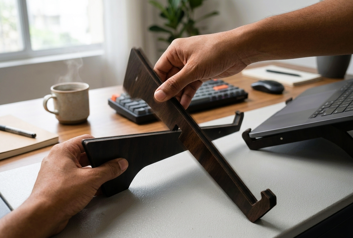 Portable Foldable Laptop Riser