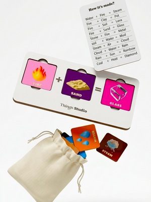 Elements Lab | Montessori Science Matching Game for Kids | STEM Learning Toy | Discover How Nature Works