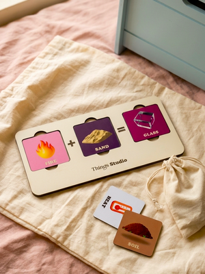 Elements Lab | Montessori Science Matching Game for Kids | STEM Learning Toy | Discover How Nature Works