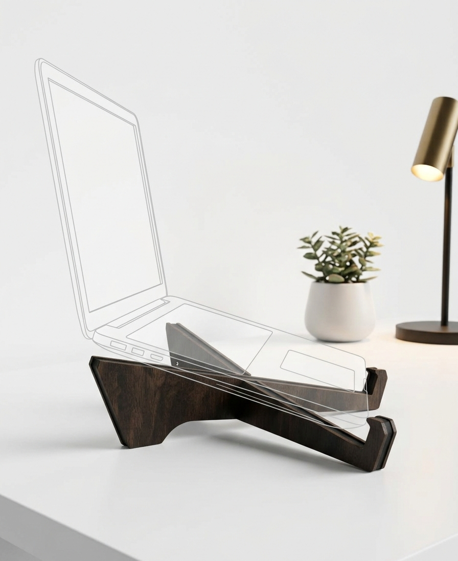 Portable Foldable Laptop Riser