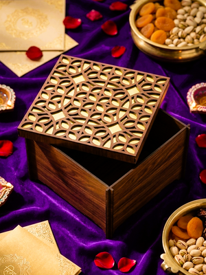 Golden Designer Box